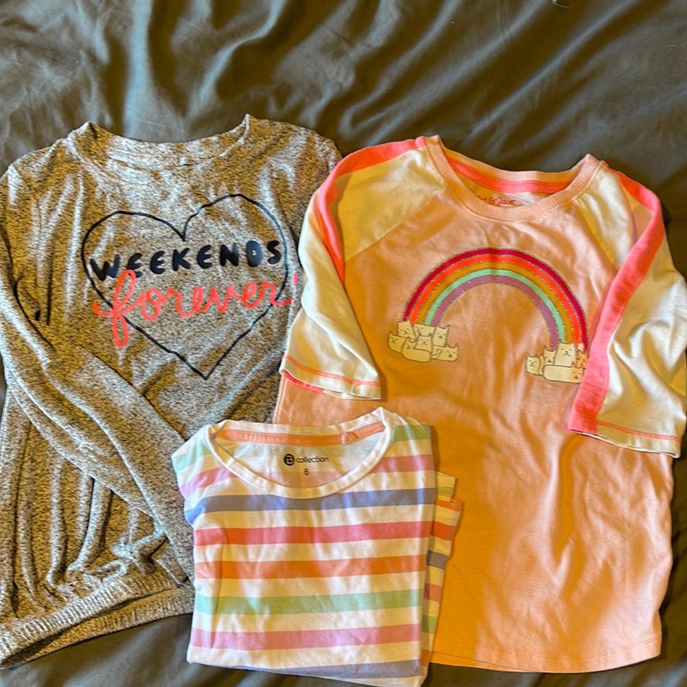 Girls size 6 t-shirt bundle